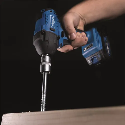 Scheppach BC-IW350-X-SET S 20 V IXES aku rázový utahovák + 2Ah baterie + nabíječka 2,4 A