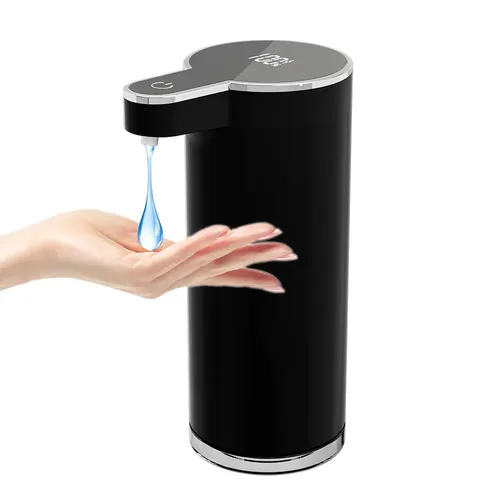 Bezdotykový dávkovač mýdla nerezový černý Glox GST01B