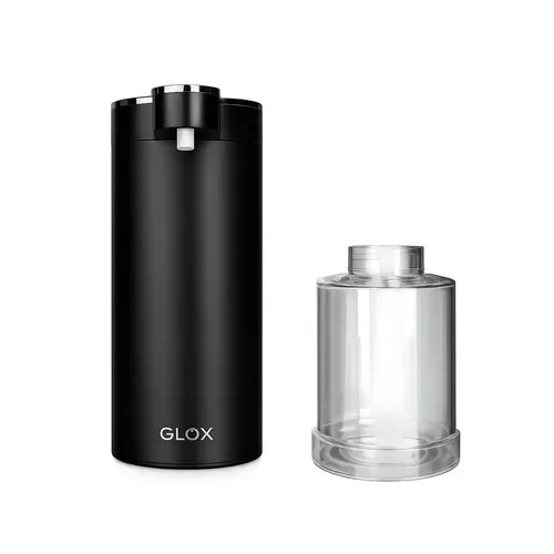 Bezdotykový dávkovač mýdla nerezový černý Glox GST01B