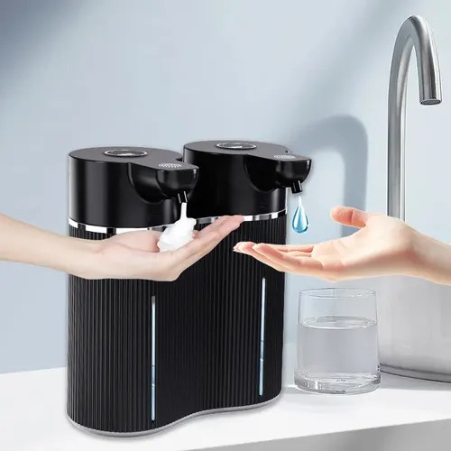 Bezdotykový dávkovač mýdla 2 v 1 černý Glox M11B