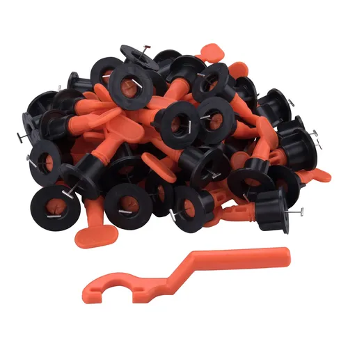 Distanční/nivelační klipy opakovaně použitelné, sada 50ks, pro vyrovnání obkladů/dlažby až do jejich max. tloušťky 16mm EXTOL PREMIUM 8845010