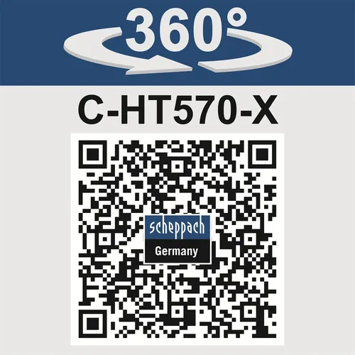 Scheppach C-HT570-X-SET S 20 V IXES aku plotostřih + 2Ah baterie + nabíječka 2,4 A