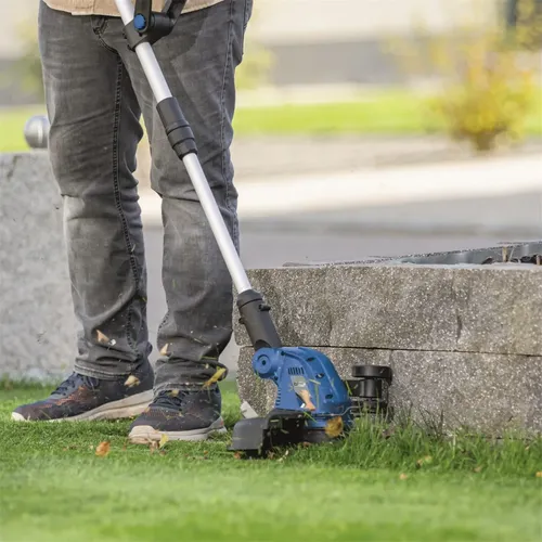 Scheppach C-LT300-X-SET S 20 V IXES aku vyžínač + 2Ah baterie + nabíječka 2,4 A