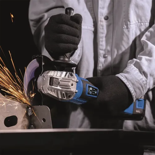 Scheppach BC-AG125-X-SET S 20 V IXES aku úhlová bruska + 2Ah baterie + nabíječka 2,4 A