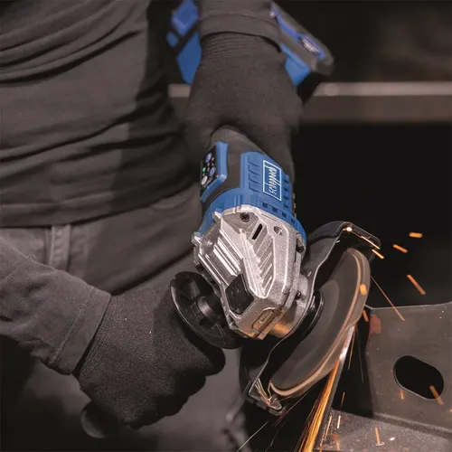 Scheppach BC-AG125-X-SET S 20 V IXES aku úhlová bruska + 2Ah baterie + nabíječka 2,4 A