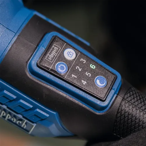 Scheppach BC-AG125-X-SET S 20 V IXES aku úhlová bruska + 2Ah baterie + nabíječka 2,4 A