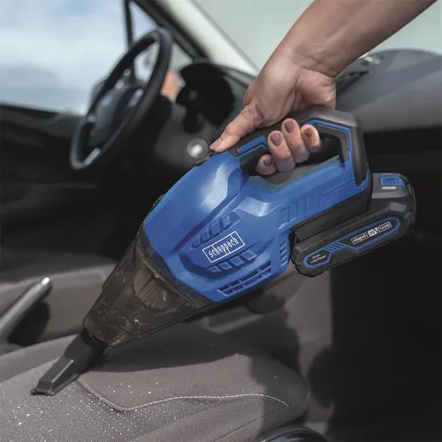 Scheppach C-HVC150-X-SET S 20 V IXES aku ruční/podlahový vysavač + 2Ah baterie + nabíječka 2,4 A