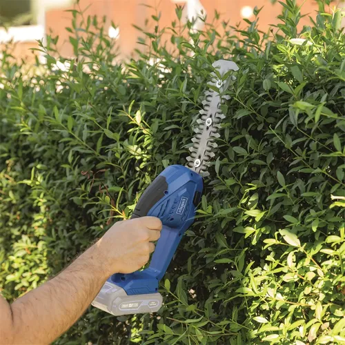 Scheppach C-HTGS200-X-SET S 20 V IXES aku nůžky na trávu a keře + 2Ah baterie + nabíječka 2,4 A