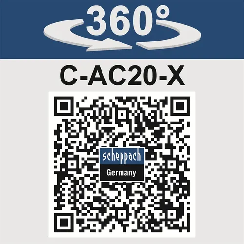 Scheppach C-AC20-X 20 V IXES aku kompresor (bez baterie a nabíječky)
