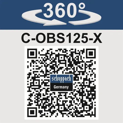 Scheppach C-OBS125-X 20 V IXES aku excentrická bruska (bez baterie a nabíječky)