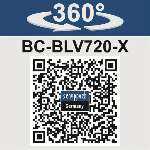 Scheppach BC-BLV720-X 2x20 V IXES aku vysavač/foukač 4v1 (bez baterie a nabíječky)