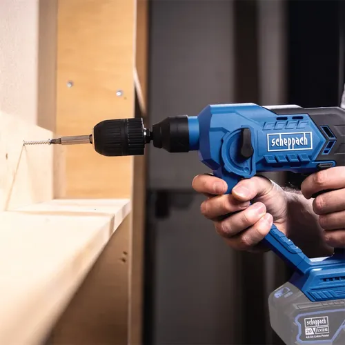 Scheppach C-RHD130-X aku 20 V IXES vrtací kladivo SDS Plus 3v1 s příklepem, kufrem a příslušenstvím (bez baterie a nabíječky)