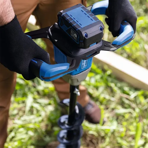 Scheppach BC-EB100-X-SET L 20 V IXES aku půdní vrták + 4Ah baterie + nabíječka 2,4 A