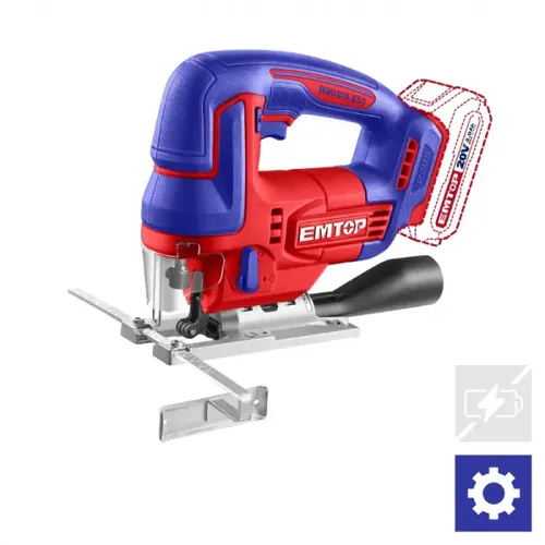 Emtop Aku přímočará pila 20V 110mm solo