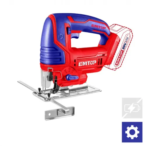 Emtop Aku přímočará pila 20V 80mm solo