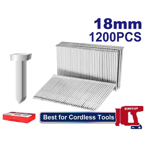 Emtop Sada hřebíků s hlavou do zdiva ST18  L-18mm