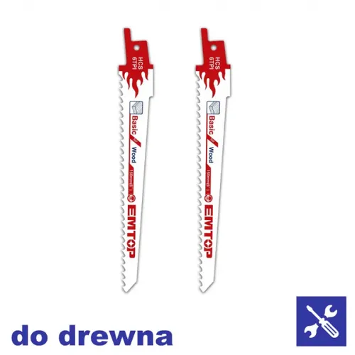 Emtop Sada 2ks pilových listů pro pilu ocasku 150mm na dřevo