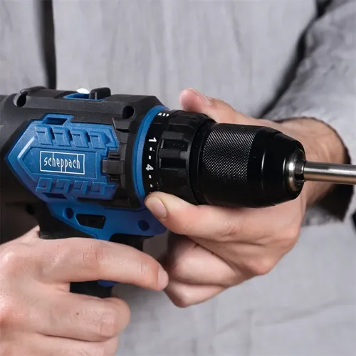 Scheppach BC-DD60-X-SET S 20 V IXES aku vrtací šroubovák + 2Ah baterie + nabíječka 2,4 A