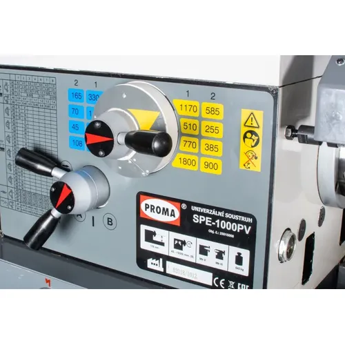 Proma SPE-1000PV - Soustruh na kov s digitálním odměřováním