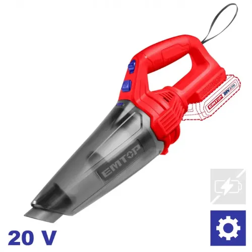 Emtop Aku přenosný vysavač 20V 0,5l solo