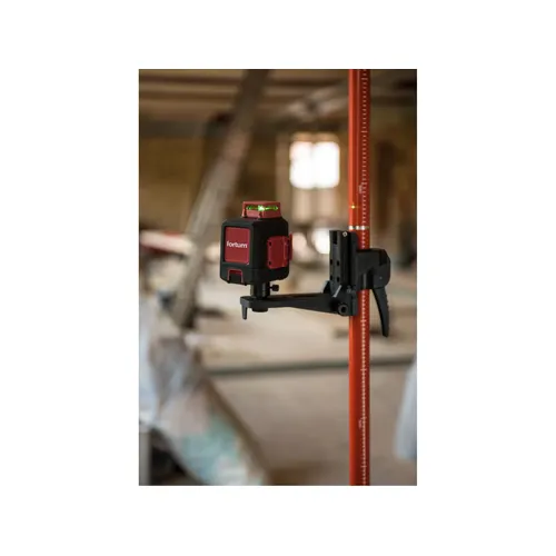 Laser zelený 2d liniový, křížový samonivelační FORTUM 4780214