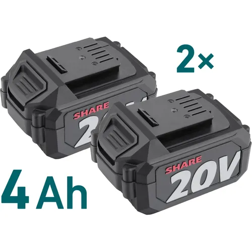 Bruska úhlová aku share20v, 150/180mm, brushless, 2x4ah EXTOL INDUSTRIAL 8791846