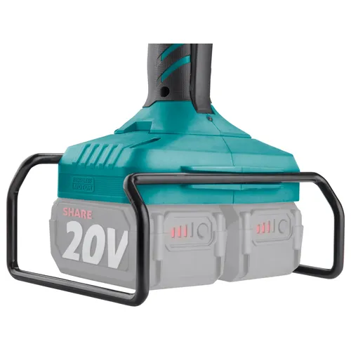 Bruska úhlová aku share20v, 150/180mm, brushless, bez baterie a nabíječky EXTOL INDUSTRIAL 8791847