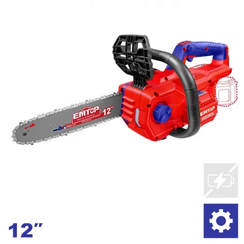Emtop Aku řetězová pila 20V 30cm solo