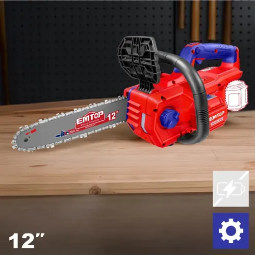 Emtop Aku řetězová pila 20V 30cm solo