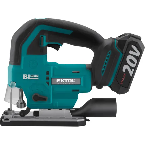 Pila přímočará aku share20v, brushless, 2ah EXTOL INDUSTRIAL 8791824