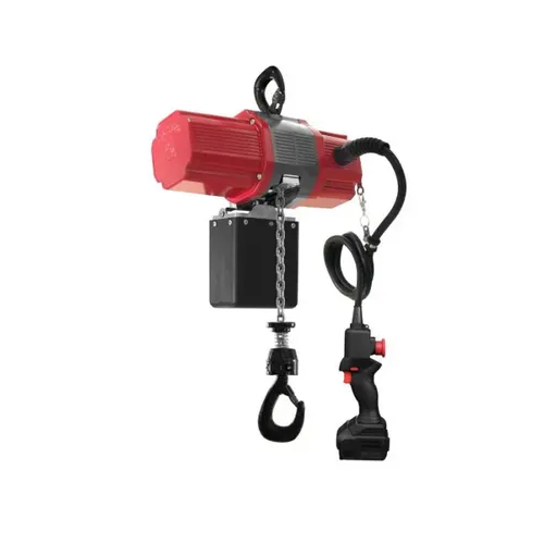 Proma RKA-3/500D - Akumulátorový řetězový kladkostroj s dálkovým ovládáním 3m 500kg 36V