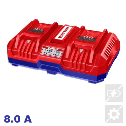 Emtop Duální nabíječka 20V 8.0A