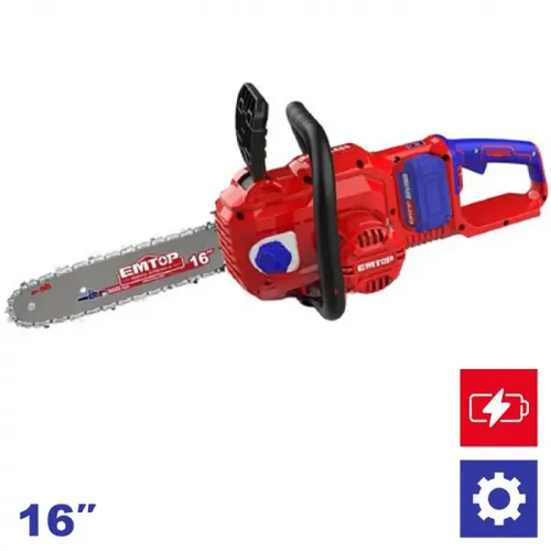 Emtop Aku řetězová pila 40V 40cm 2x4.0Ah