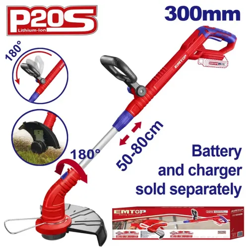 Emtop Aku strunová sekačka 20V 30cm solo