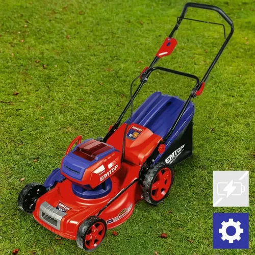 Emtop Aku sekačka na trávu 40V 46cm solo