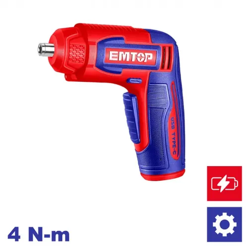 Emtop Aku šroubovák 4V 4Nm