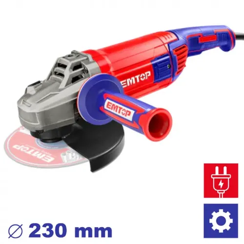Emtop Úhlová bruska 2400W 230mm