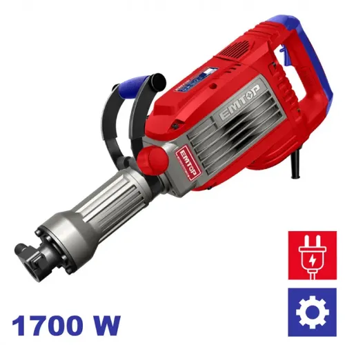 Emtop Bourací kladivo 1700W 50J SDS Hex