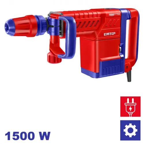 Emtop Bourací kladivo 1500W 25J SDS Max