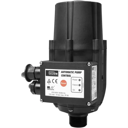 Tlakový spínač s ochranou proti chodu nasucho Güde 94174