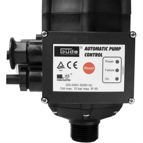 Tlakový spínač s ochranou proti chodu nasucho Güde 94174