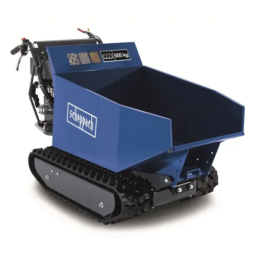 Scheppach DP 5000 pásový přepravník 500 kg s hydraulickým sklápěním korby