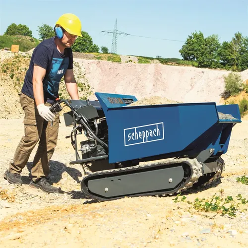 Scheppach DP 5000 pásový přepravník 500 kg s hydraulickým sklápěním korby