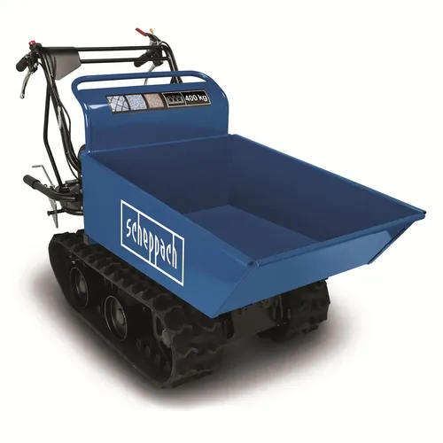 Scheppach DP 4500 pásový přepravník 400 kg s mechanickým sklápěním korby