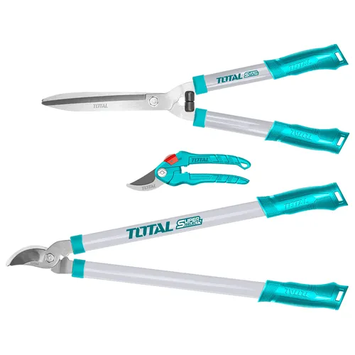 Zrušeno! nahrazeno výrobkem tht1576033 nůžky zahradnické, sada 3ks TOTAL THT1578033