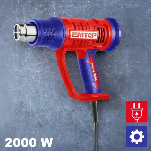 Emtop Horkovzdušná pistole 2000W 50-550°C