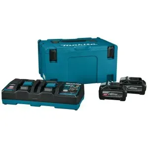 Makita 1911D8-0 sada Li-ion XGT 40V 2xBL4040F+DC40RB+Makpac=new PSKGPU2J