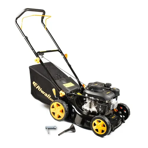 Riwall PRO RPM 4234 P travní sekačka 2 v 1 s benzinovým motorem bez pojezdu