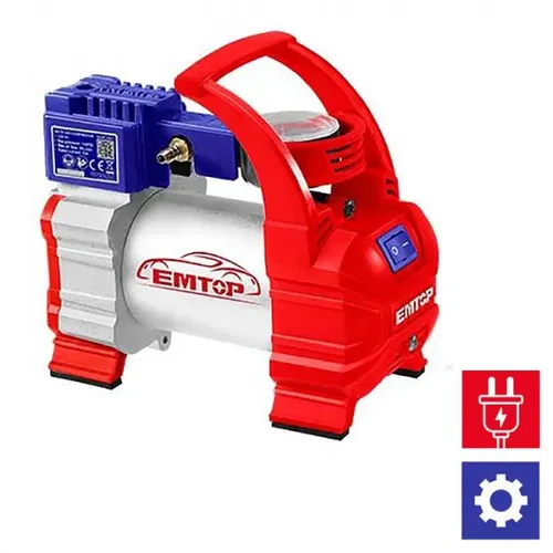 Emtop Vzduchový kompresor DC 12V 10barů