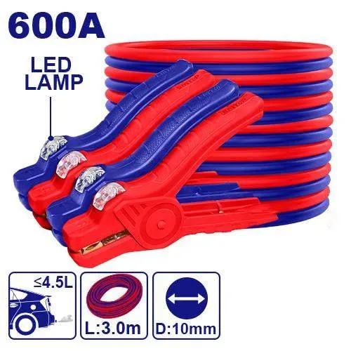 Emtop Startovací kabely 600A s LED podsvícením